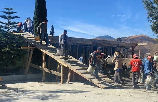 Mejoramiento en el CBT Húemac Ayuntamiento de Santo Tomás